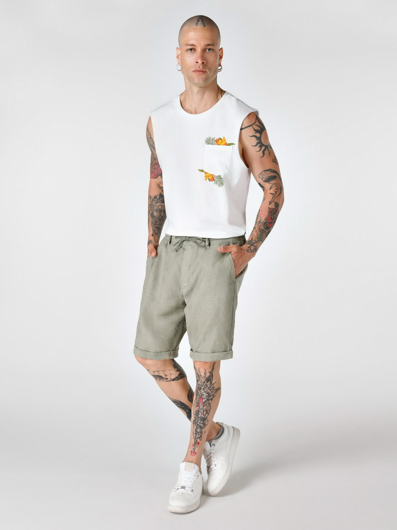 Шорты Colin’s модель CL1063618OLV Фото