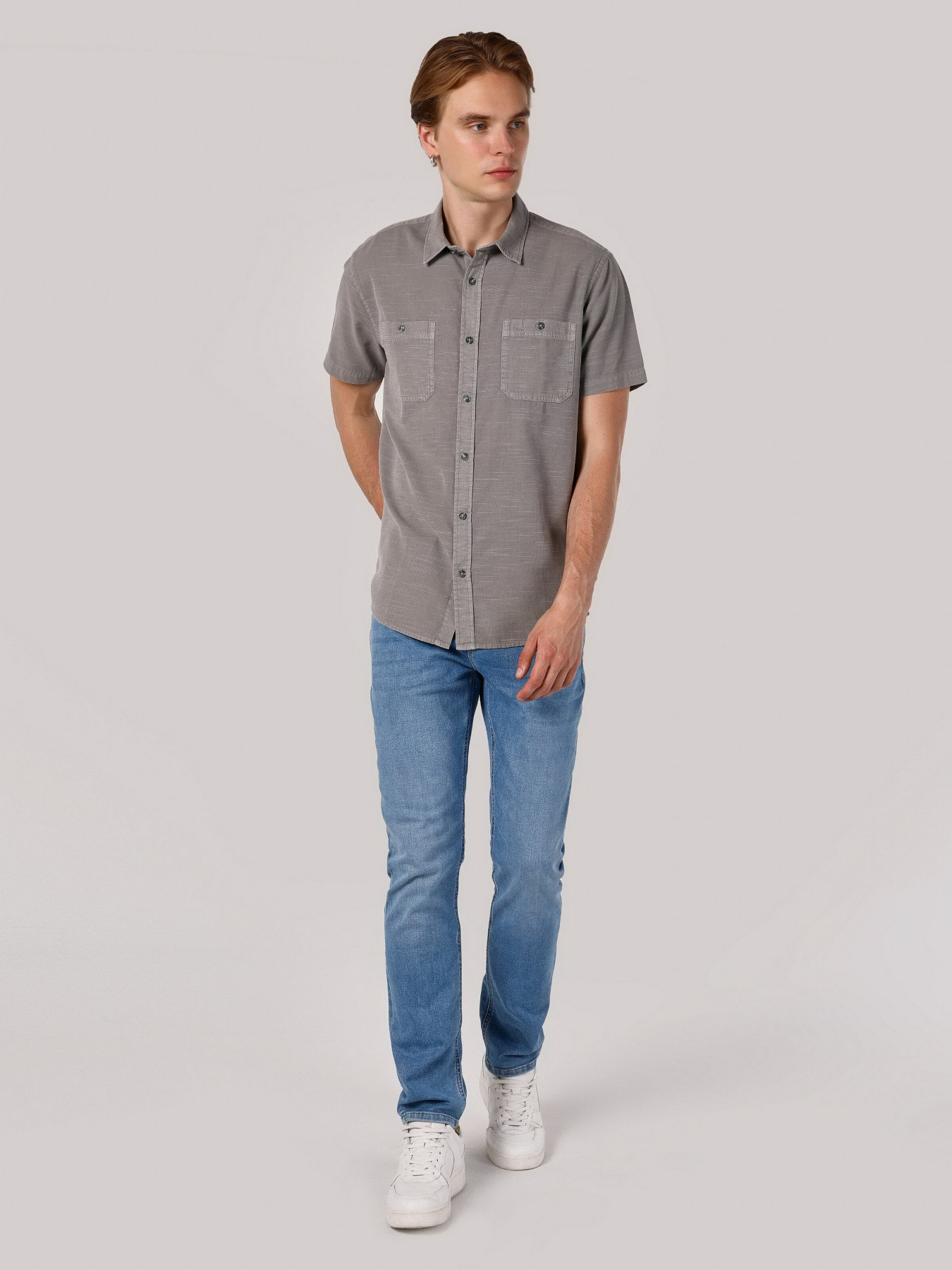 Сорочка повсякденна Colin’s модель CL1063641GRA Фото