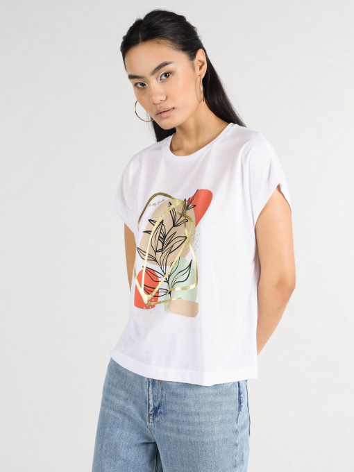 Футболка Colin’s модель CL1063831WHT Фото