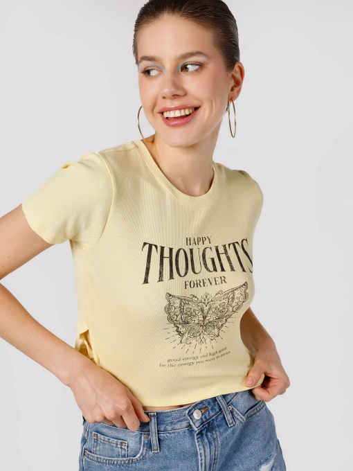 Футболка Colin’s модель CL1063843LYL Фото