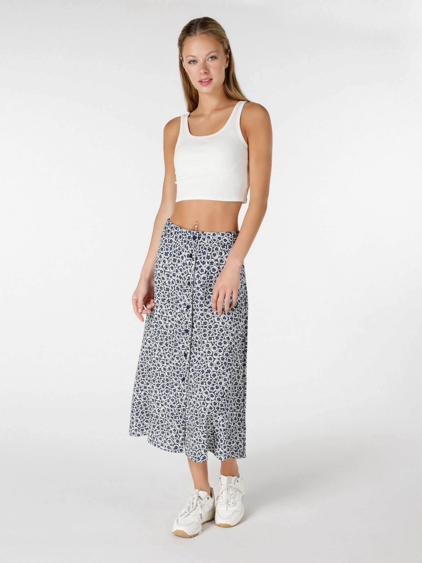 Юбка миди Colin’s модель CL1063898NAV Фото