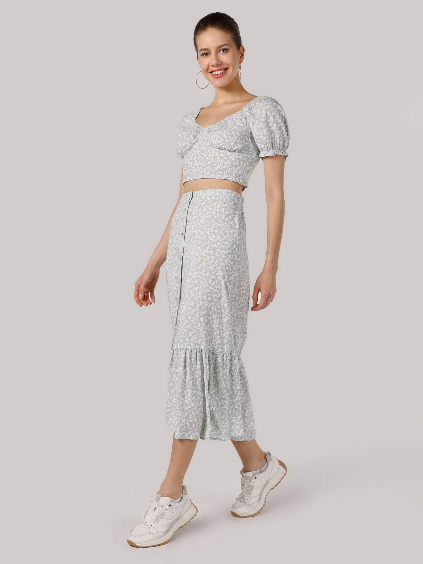 Юбка миди Colin’s модель CL1063920MGR Фото