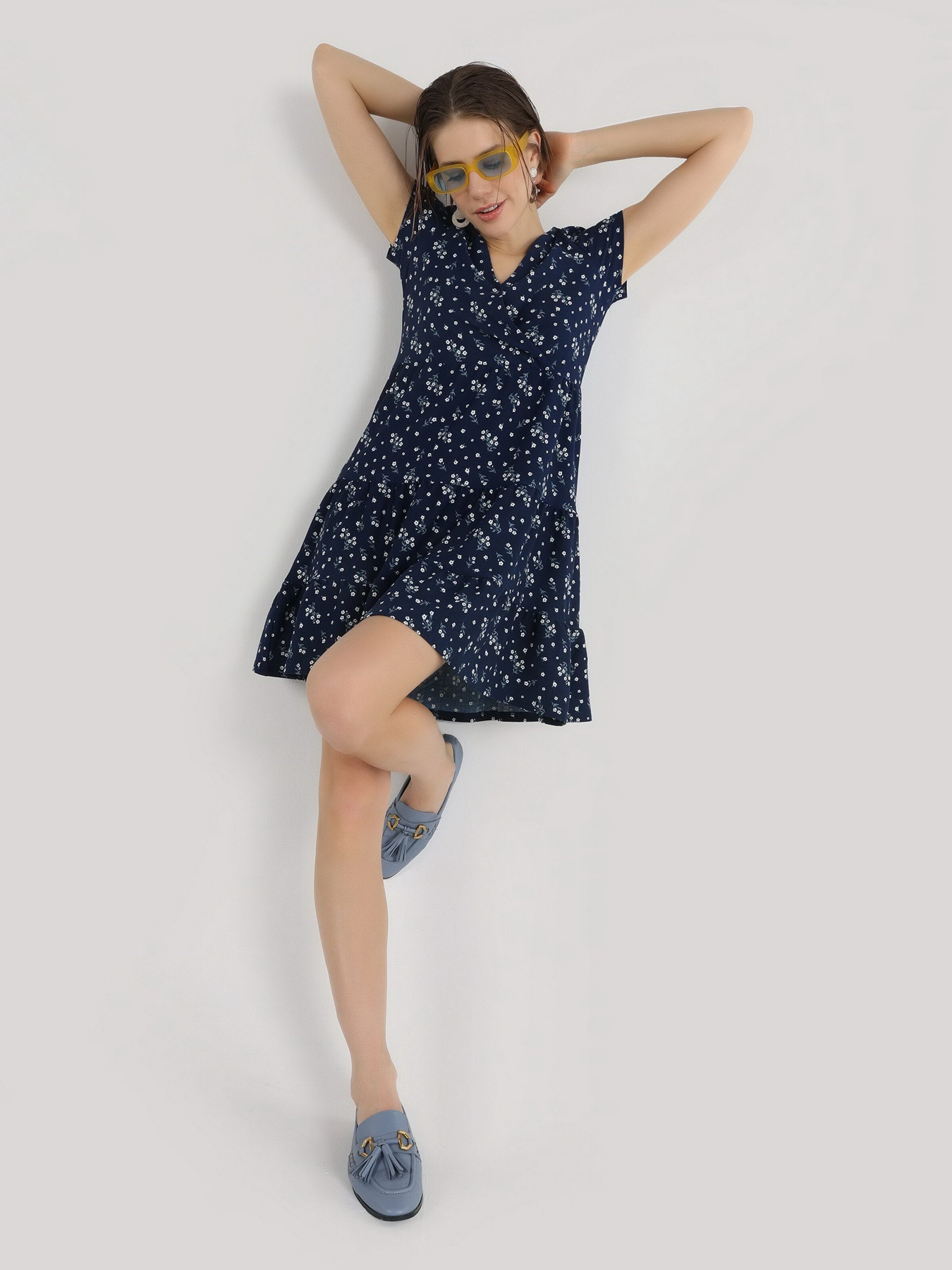 Платье мини Colin’s модель CL1064037NAV Фото