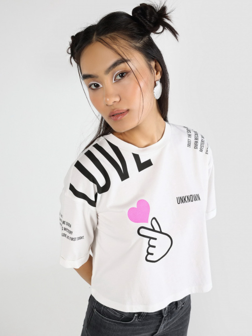 Футболка Colin’s модель CL1064052WHT Фото