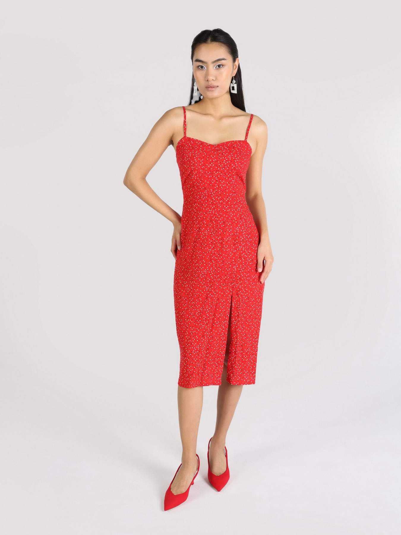 Сукня міді Colin’s модель CL1064094RED Фото