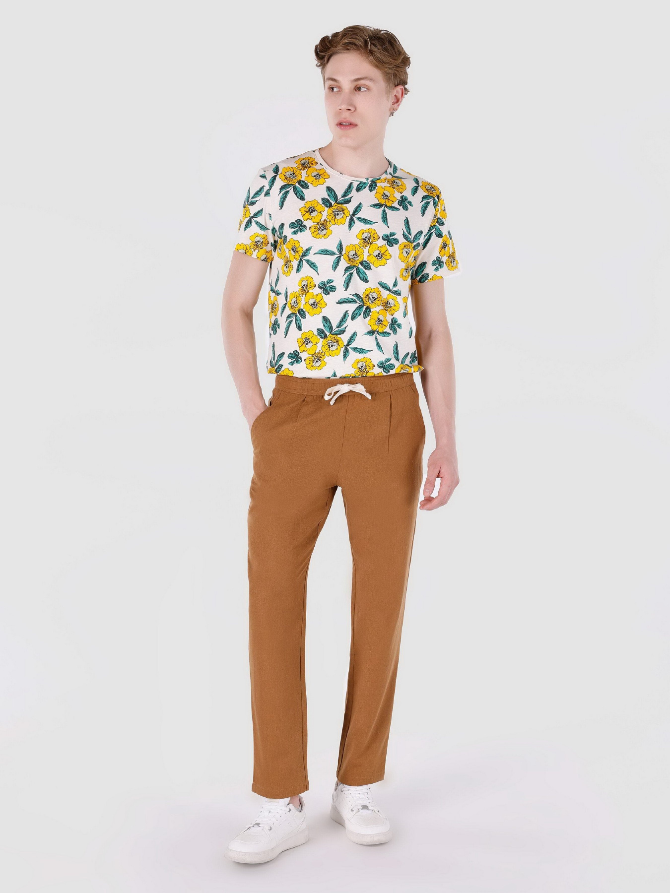 Брюки повседневные Colin’s модель CL1064125CRM Фото