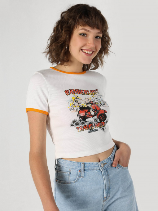 Футболка Colin’s модель CL1064267WHT Фото