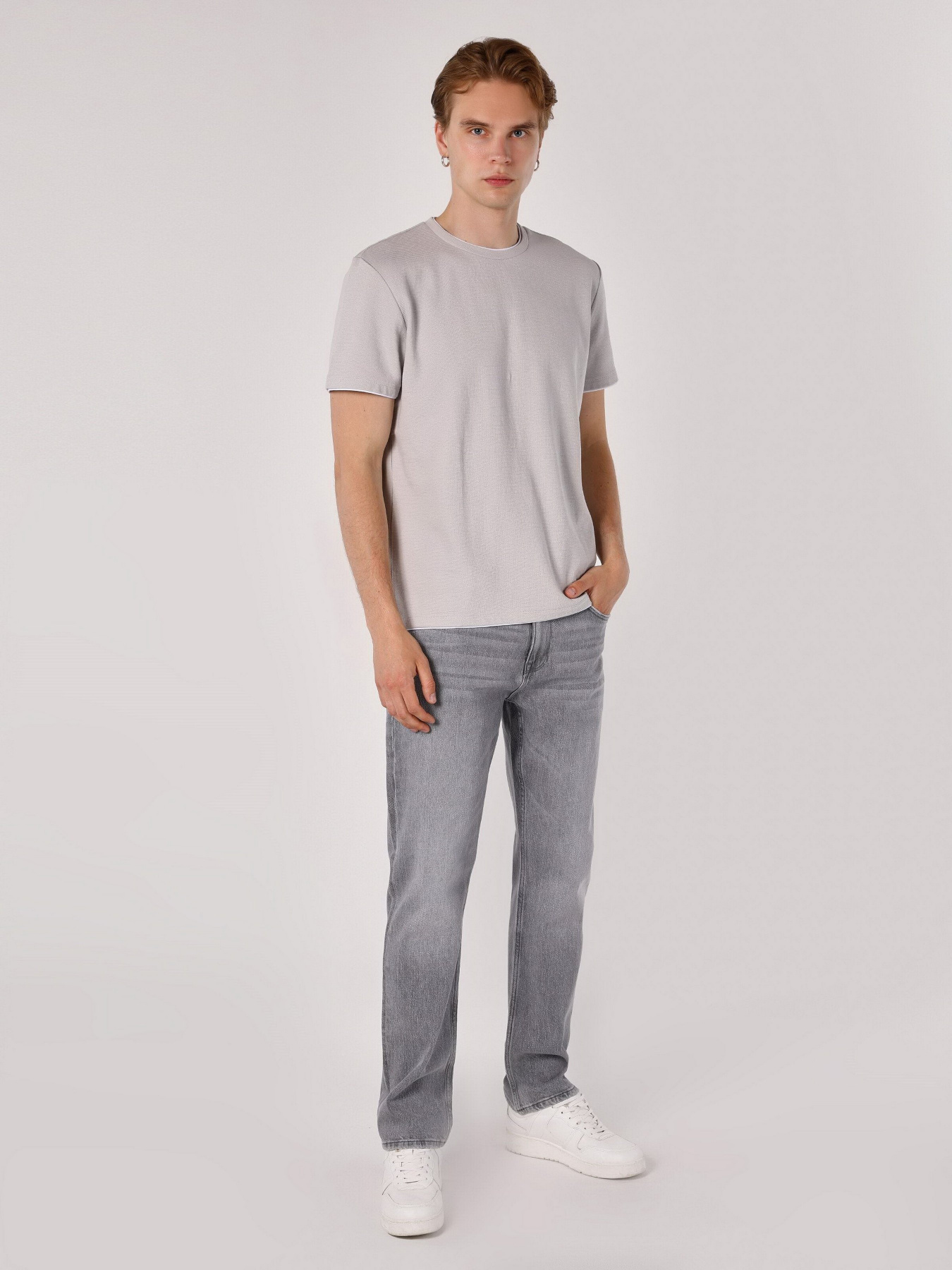 Футболка Colin’s модель CL1064351LGR Фото