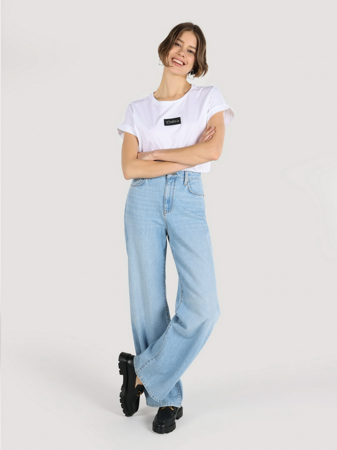 Прямые джинсы Colin’s 970 Berry модель CL1064362DN42705 Фото