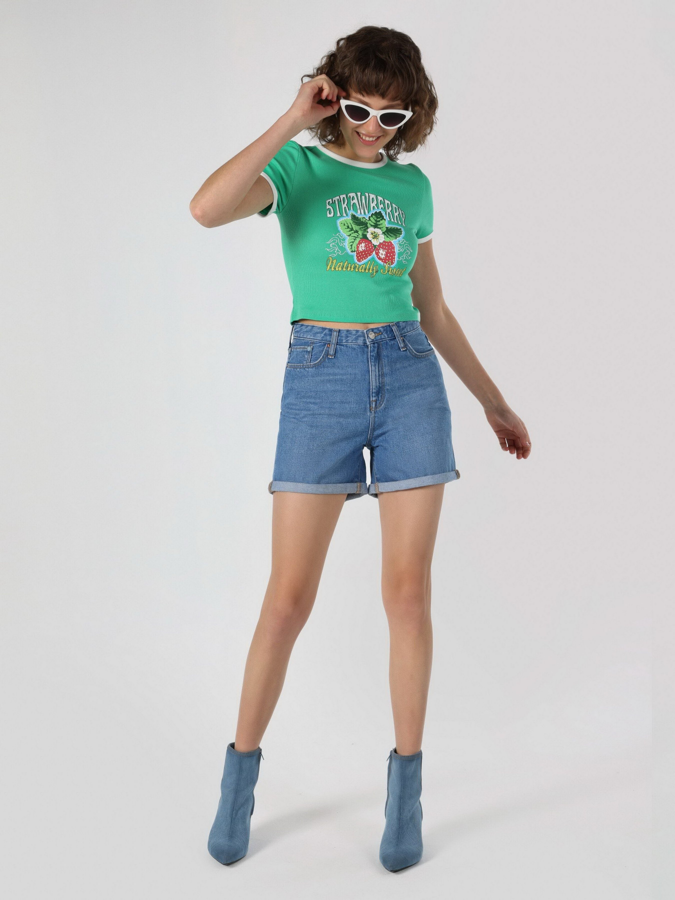 Джинсовые шорты Colin’s модель CL1064380DN42726 Фото