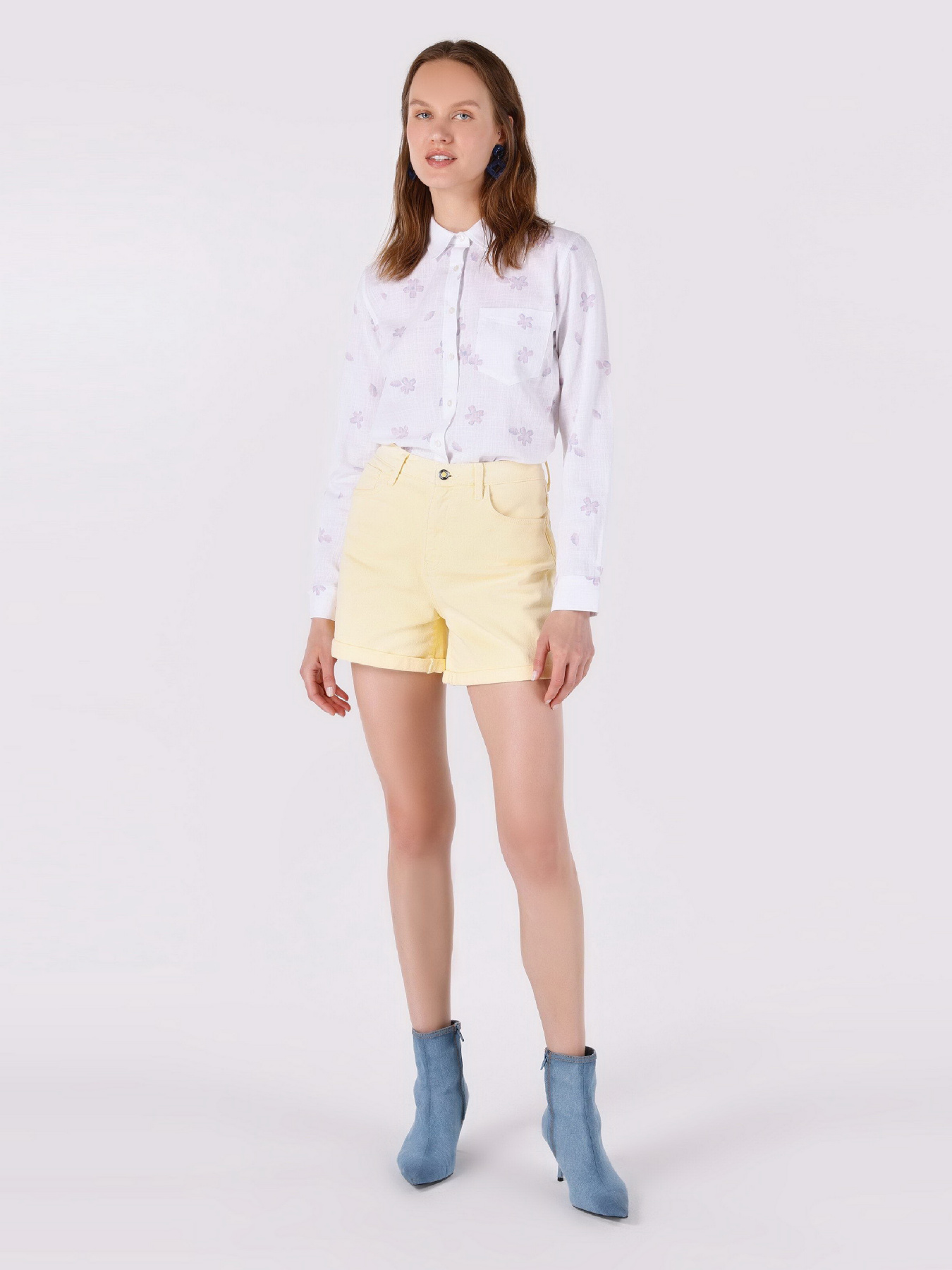 Джинсовые шорты Colin’s модель CL1064409DN42761 Фото