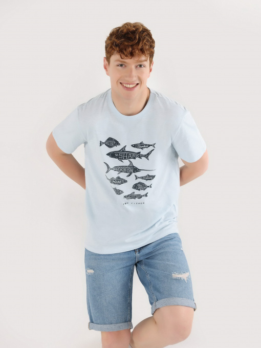 Футболка Colin’s модель CL1064432LBL Фото