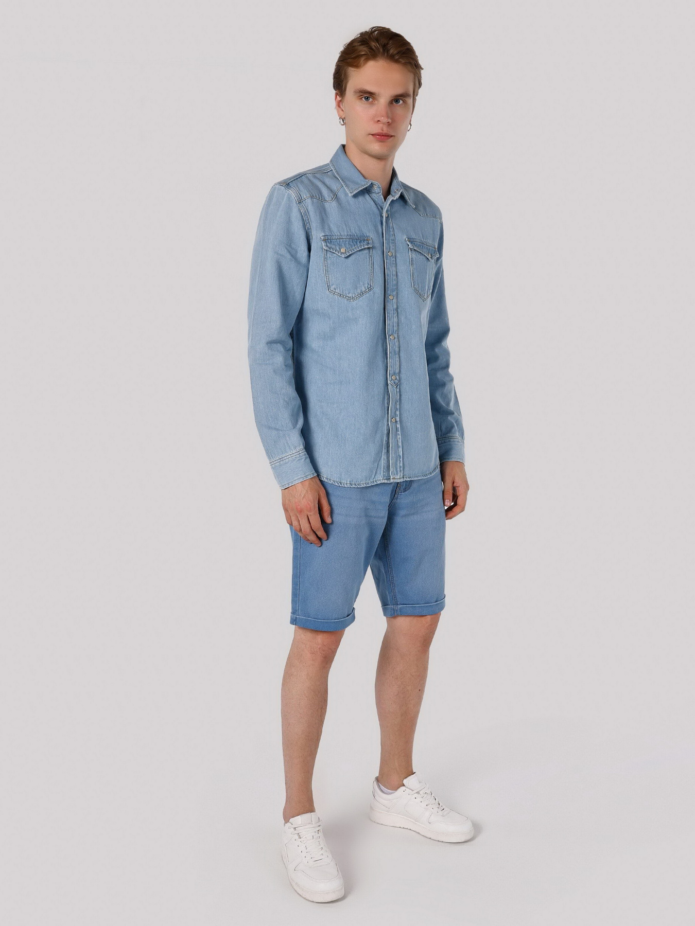 Сорочка повсякденна Colin’s модель CL1064565DN42808 Сорочка повсякденна Colin’s модель CL1064565DN42808 Фото