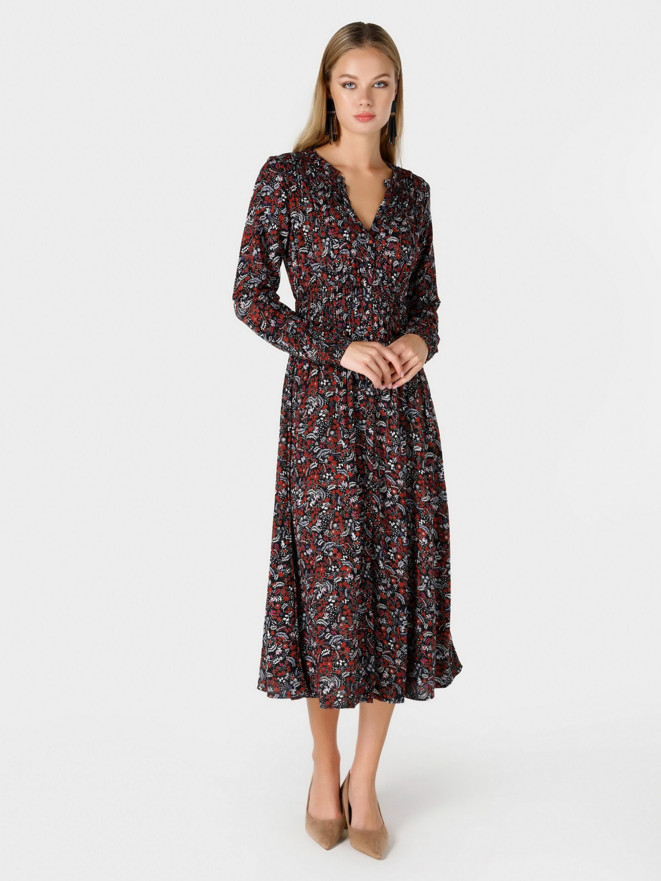 Платье миди Colin’s модель CL1065044MTC Фото