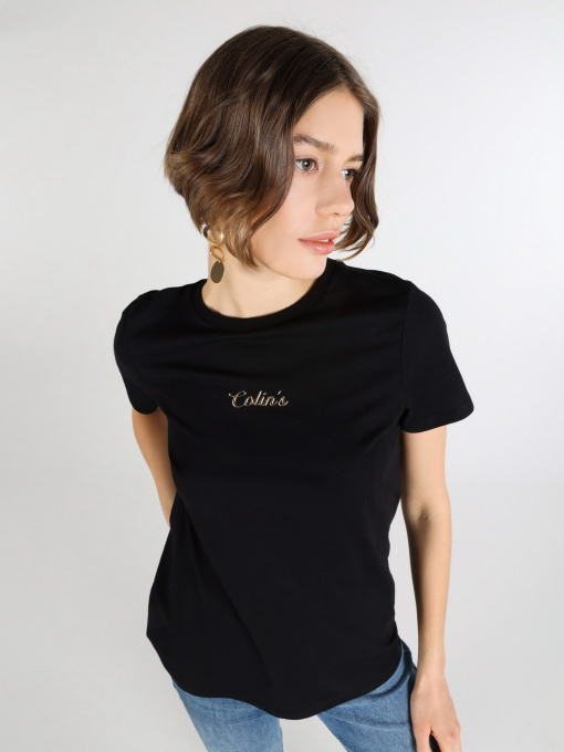 Футболка Colin’s модель CL1067163BLK Фото
