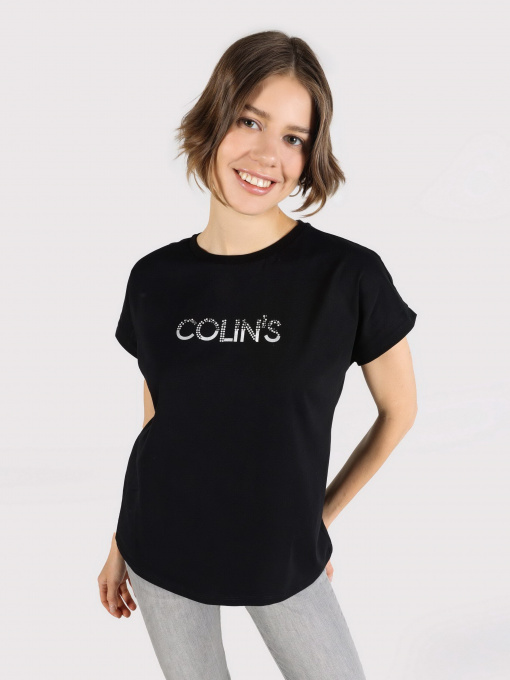 Футболка Colin’s модель CL1067165BLK Фото