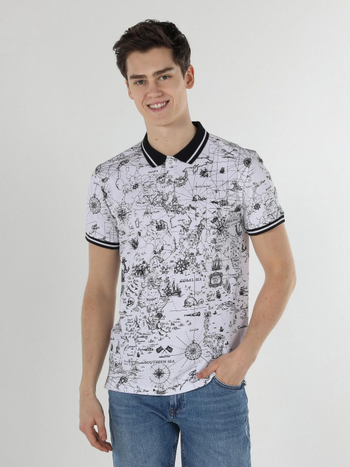 Поло Colin’s модель CL1059424WHT Фото