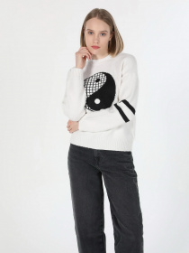 Джемпер Colin’s модель CL1059728OFW Джемпер Colin’s модель CL1059728OFW Фото