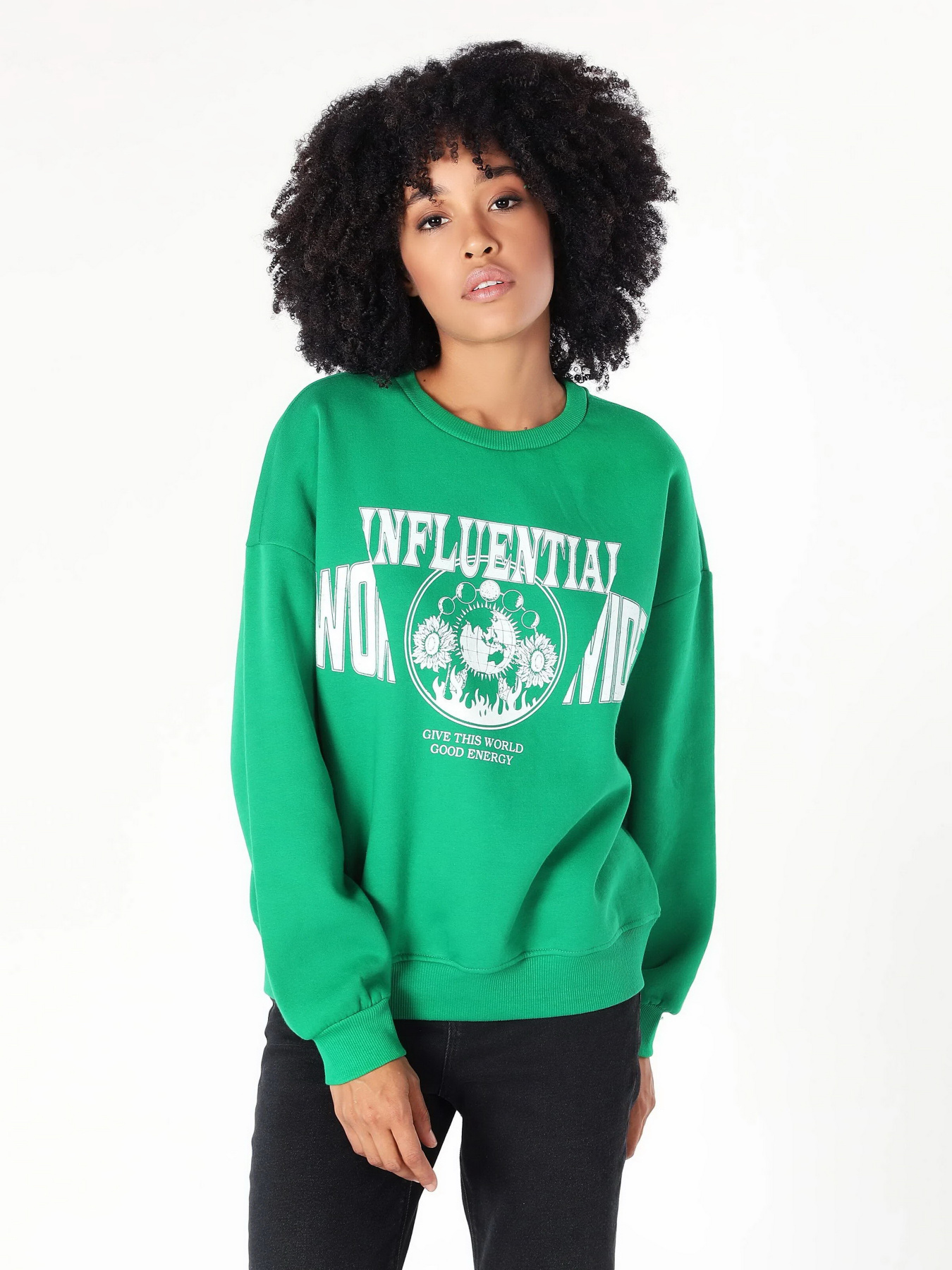 Світшот Colin’s модель CL1060209GRN Світшот Colin’s модель CL1060209GRN Фото