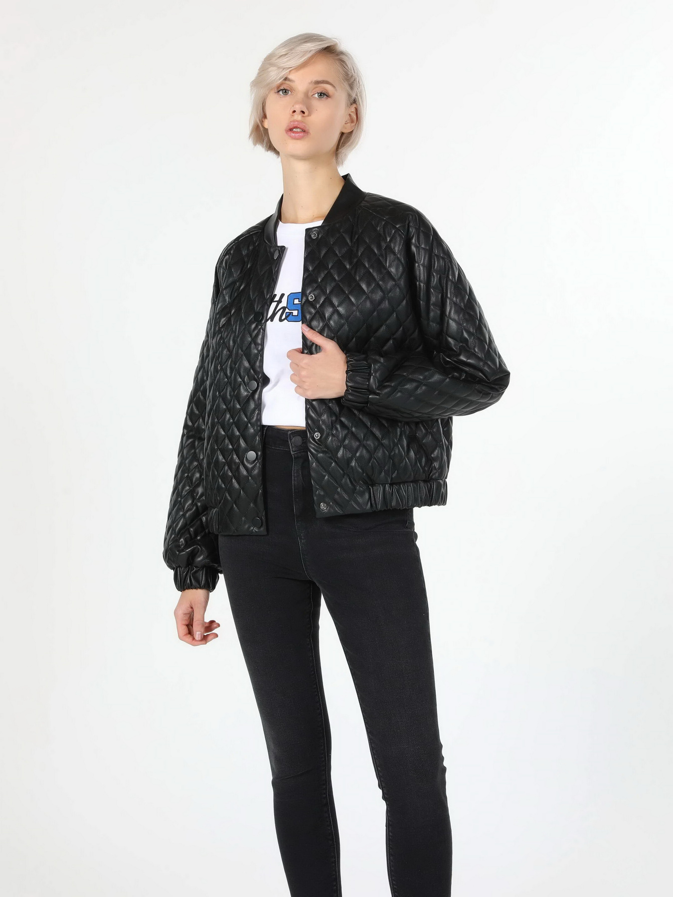 Бомбер Colin’s модель CL1060235BLK Фото