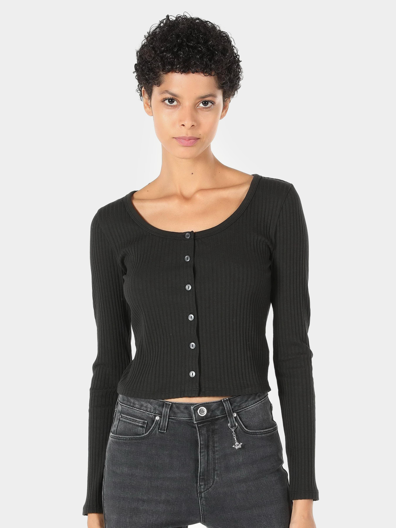 Лонгслив Colin’s модель CL1060272BLK Фото