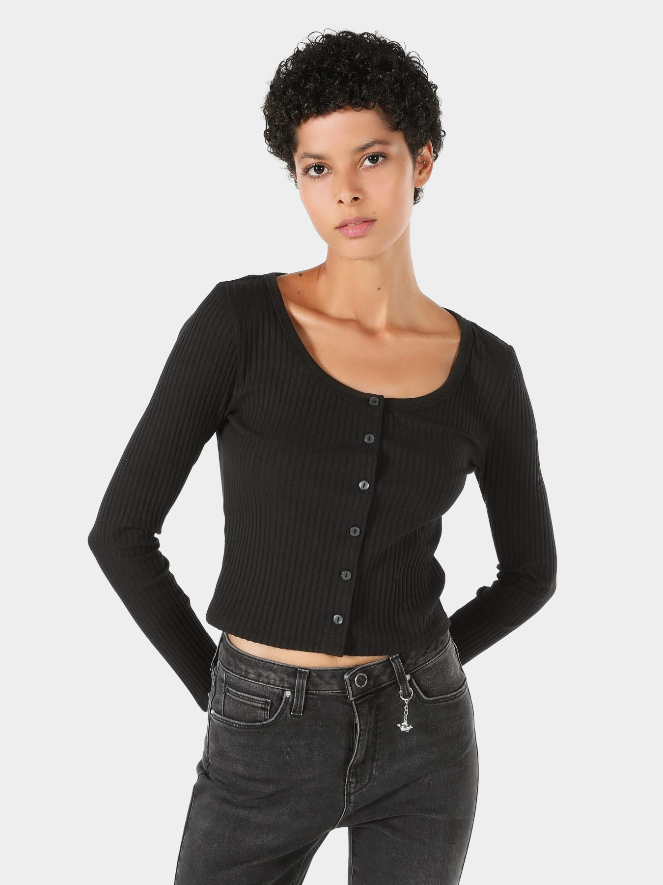 Лонгслів Colin’s модель CL1060272BLK Фото