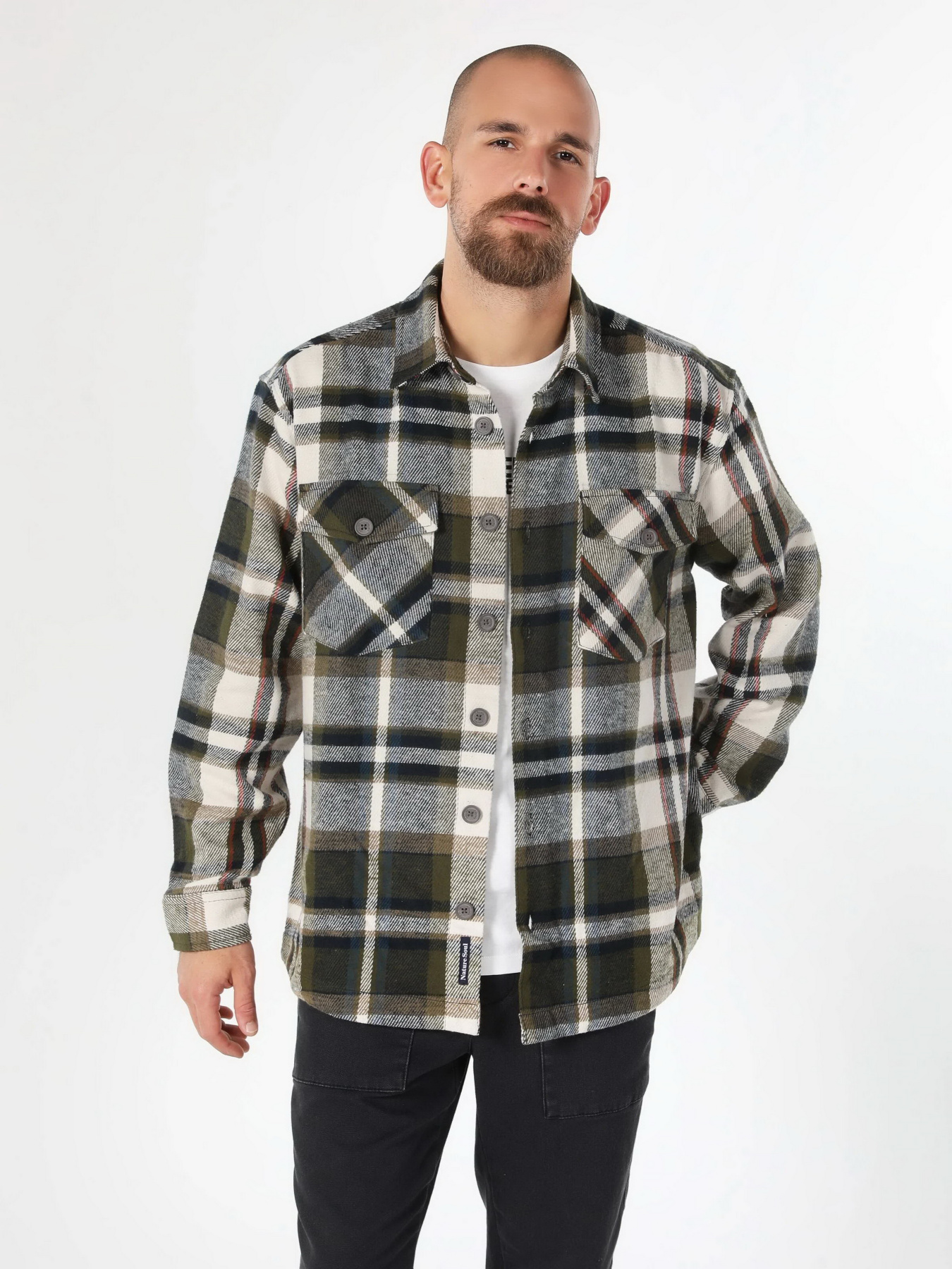 Сорочка повсякденна Colin’s модель CL1061653KHA Фото