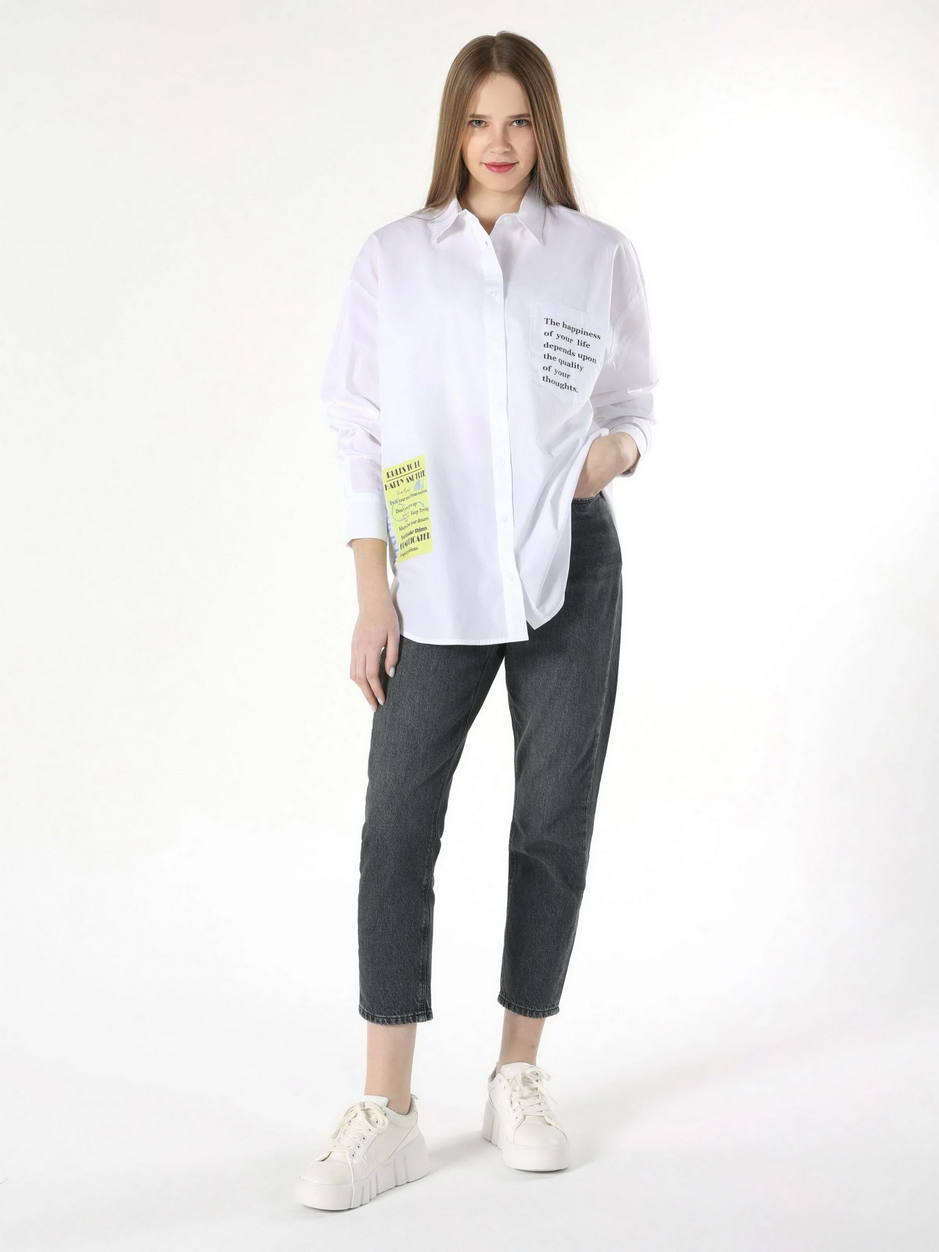 Сорочка Colin’s модель CL1062470WHT Фото