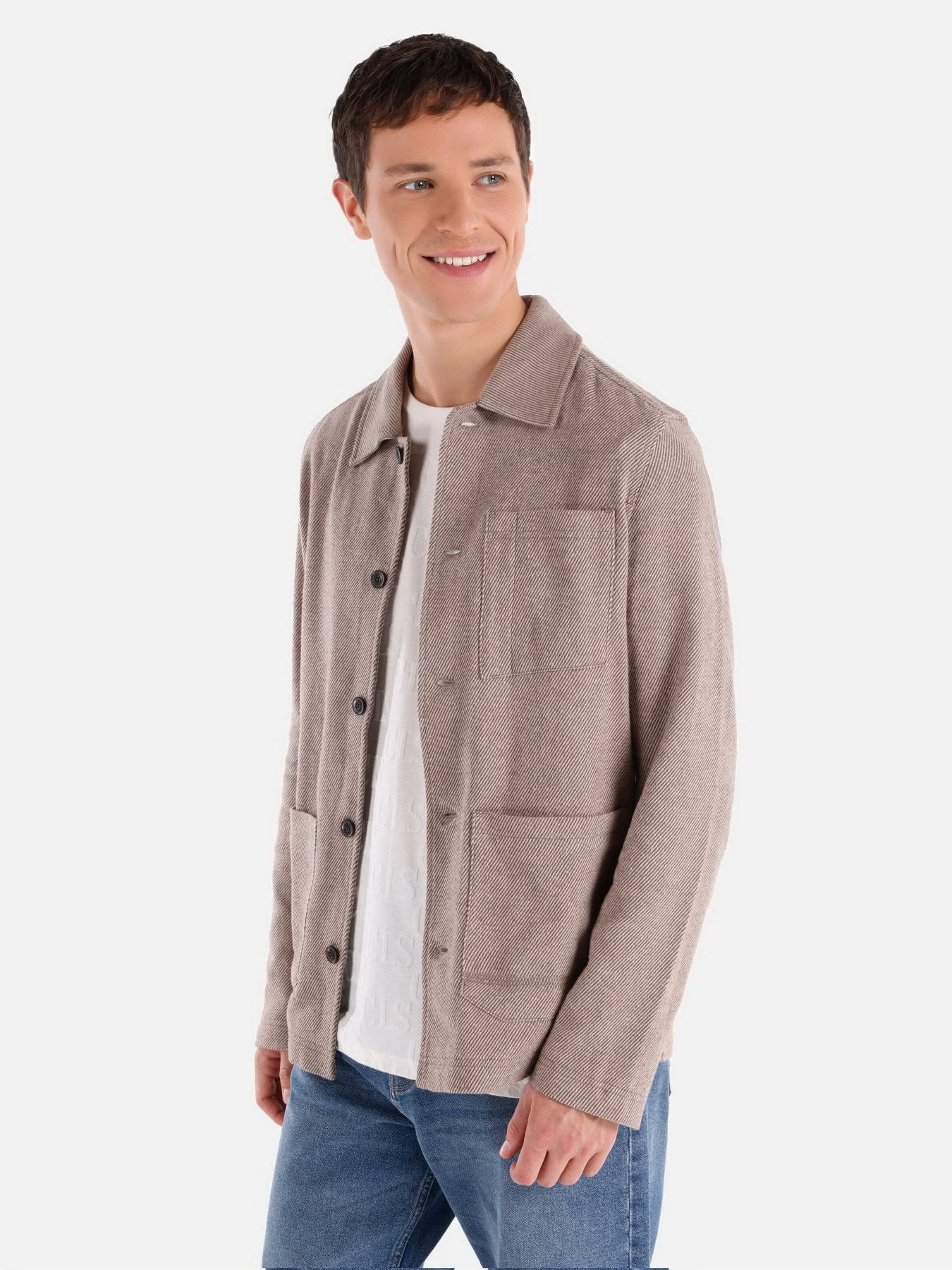 Сорочка повсякденна Colin’s модель CL1064898BEI Фото