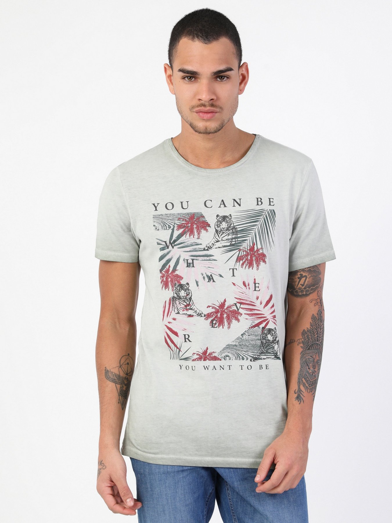 Футболки и поло Colin’s модель CL1047390GRN Фото