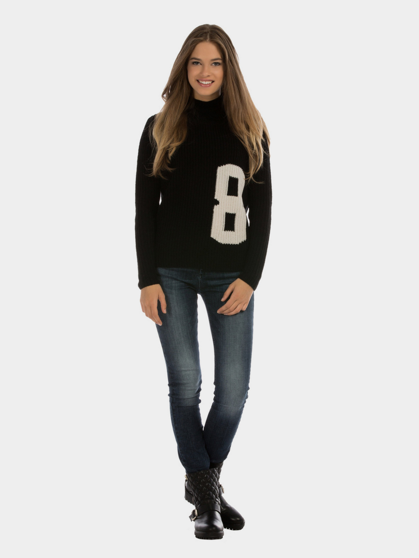 Свитер Colin’s модель CL1013044BLK Фото