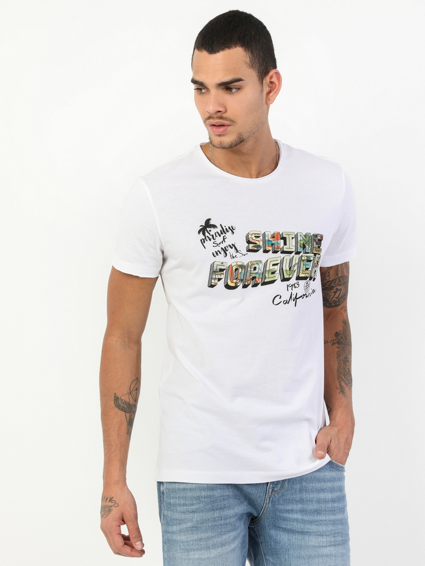 Футболки и поло Colin’s модель CL1047731WHT Фото