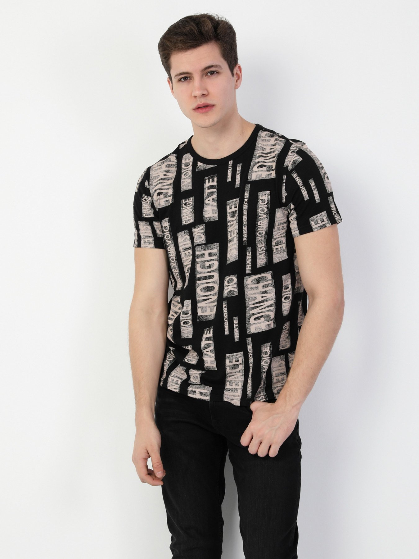 Футболки и поло Colin’s модель CL1048496BLK Фото