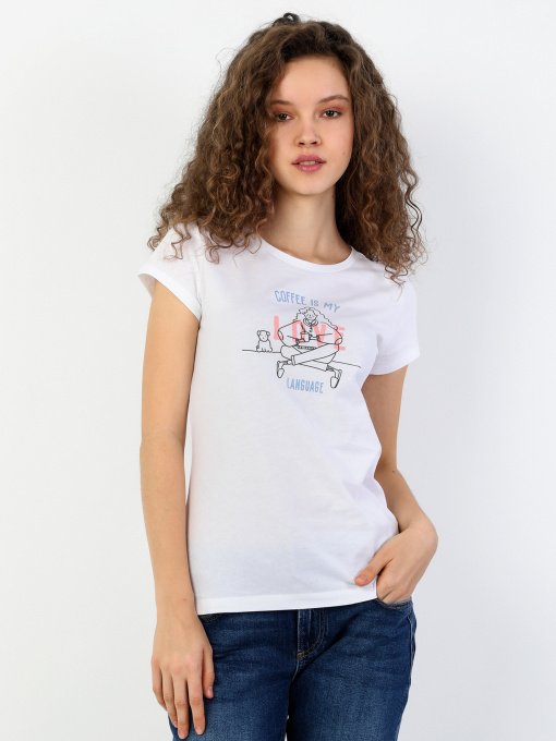 Футболки и поло Colin’s модель CL1048703WHT Фото