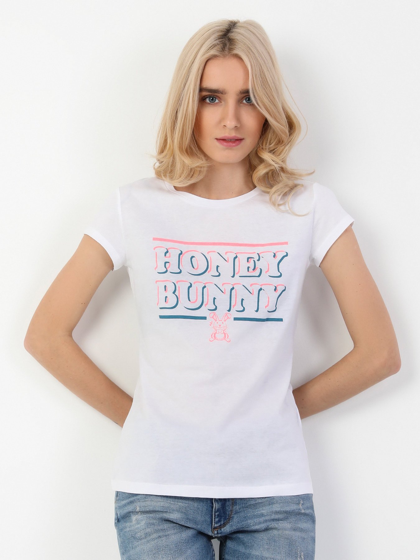 Футболка Colin’s модель CL1048704WHT Фото