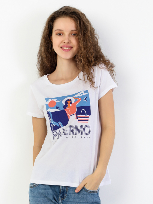 Футболки и поло Colin’s модель CL1048817WHT Фото