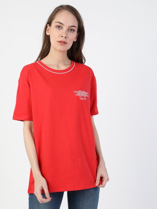 Футболка Colin’s модель CL1048824RED Фото