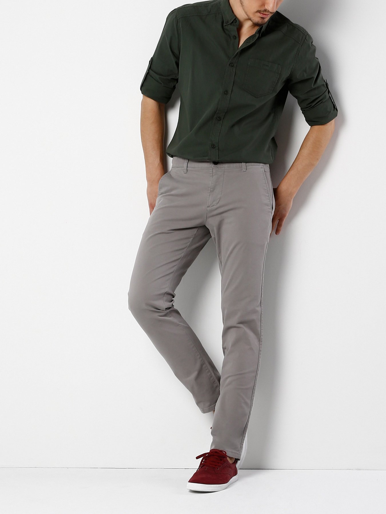 Повседневные штаны Colin’s модель CL1015698GRA Фото