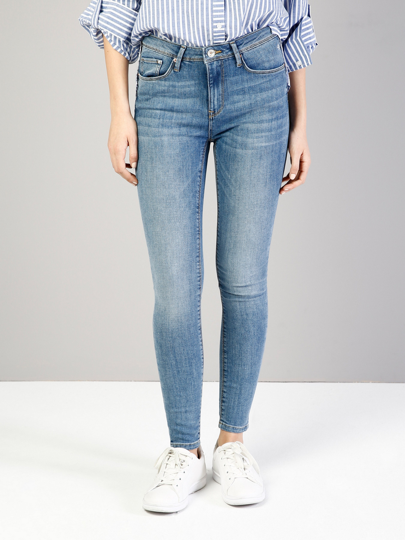 Скинни джинсы Colin’s модель CL1035523DN09862 Фото
