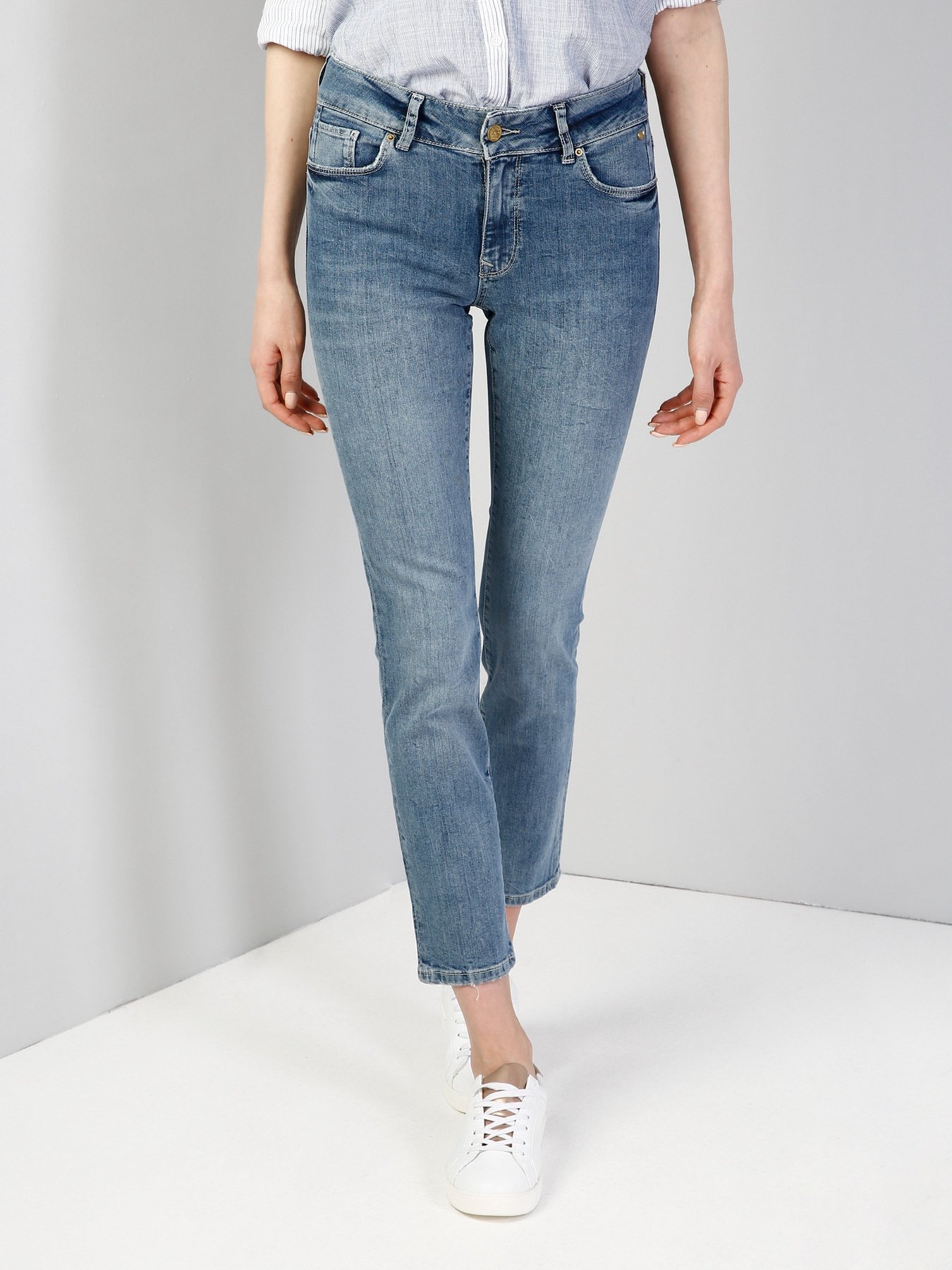 Зауженные джинсы Colin’s модель CL1036420DN00095 Фото