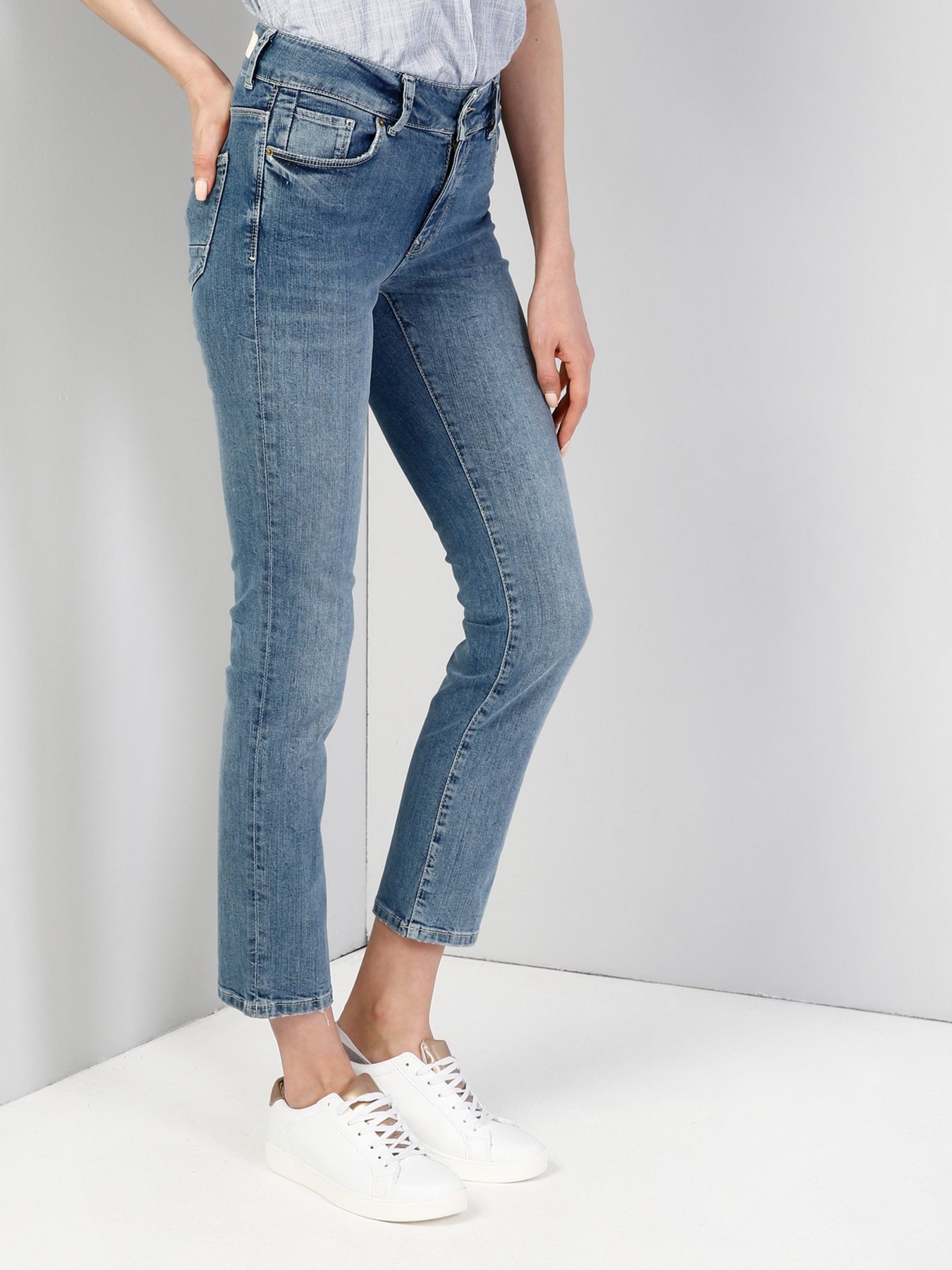 Зауженные джинсы Colin’s модель CL1036420DN00095 Фото