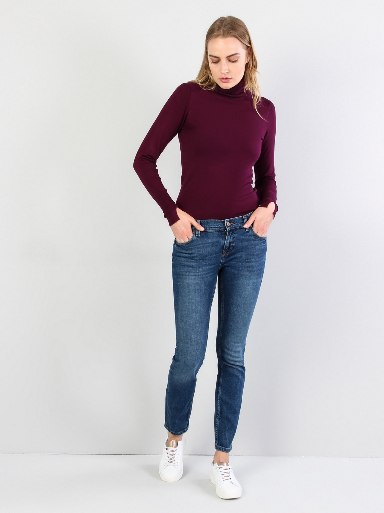 Зауженные джинсы Colin’s 895 Sofıa Slim модель CL1040350DN07205 Фото