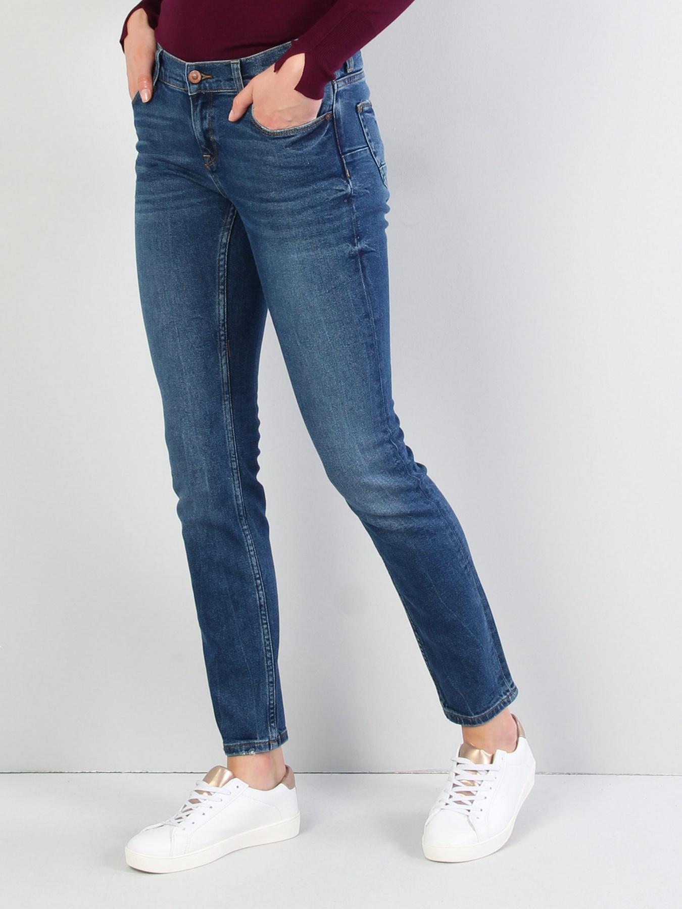 Зауженные джинсы Colin’s 895 Sofıa Slim модель CL1040350DN07205 Фото