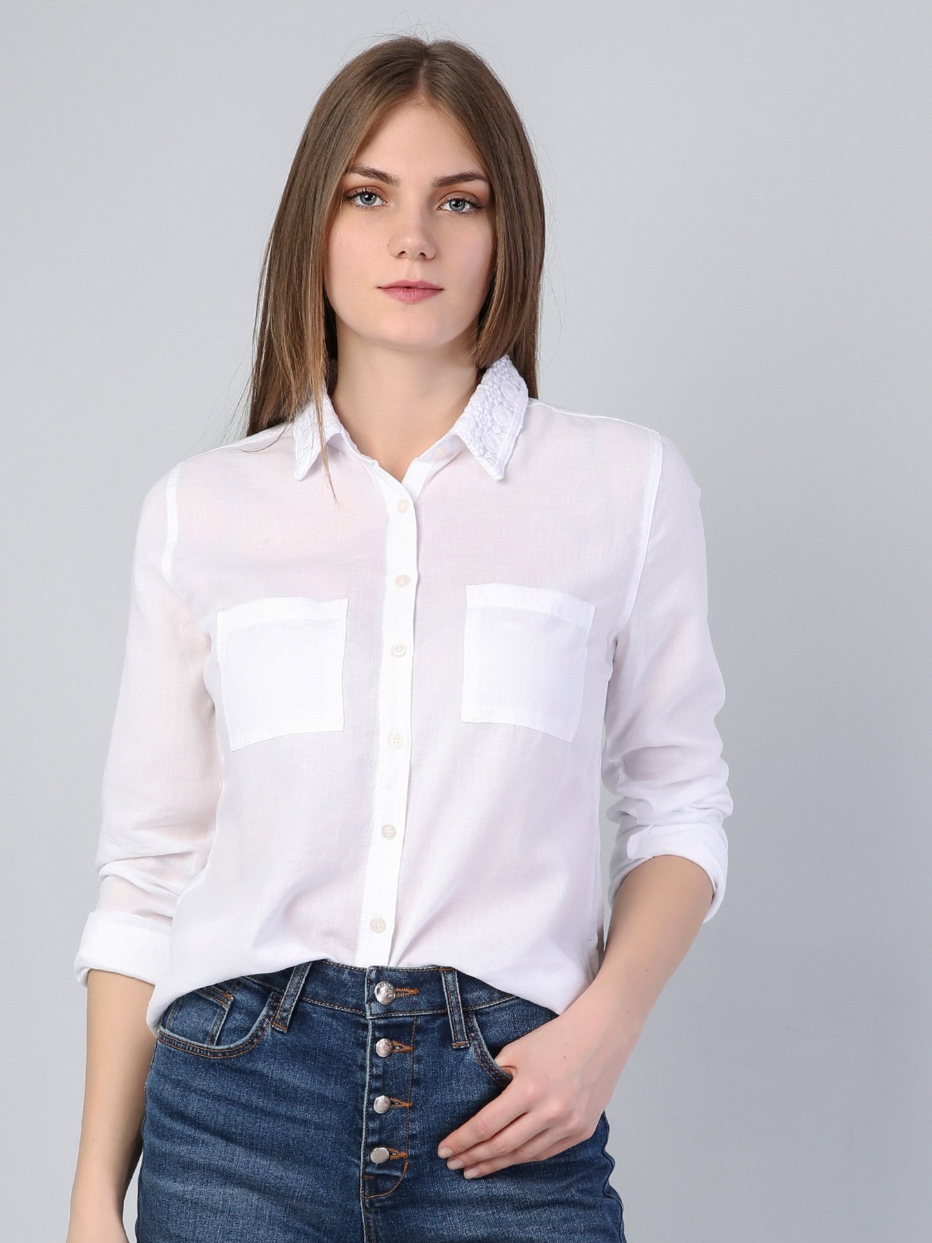 Рубашка Colin’s модель CL1019238WHT Фото