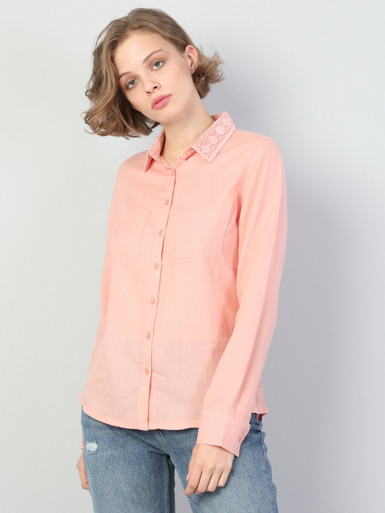 Рубашка повседневная Colin’s модель CL1019238PIN Фото