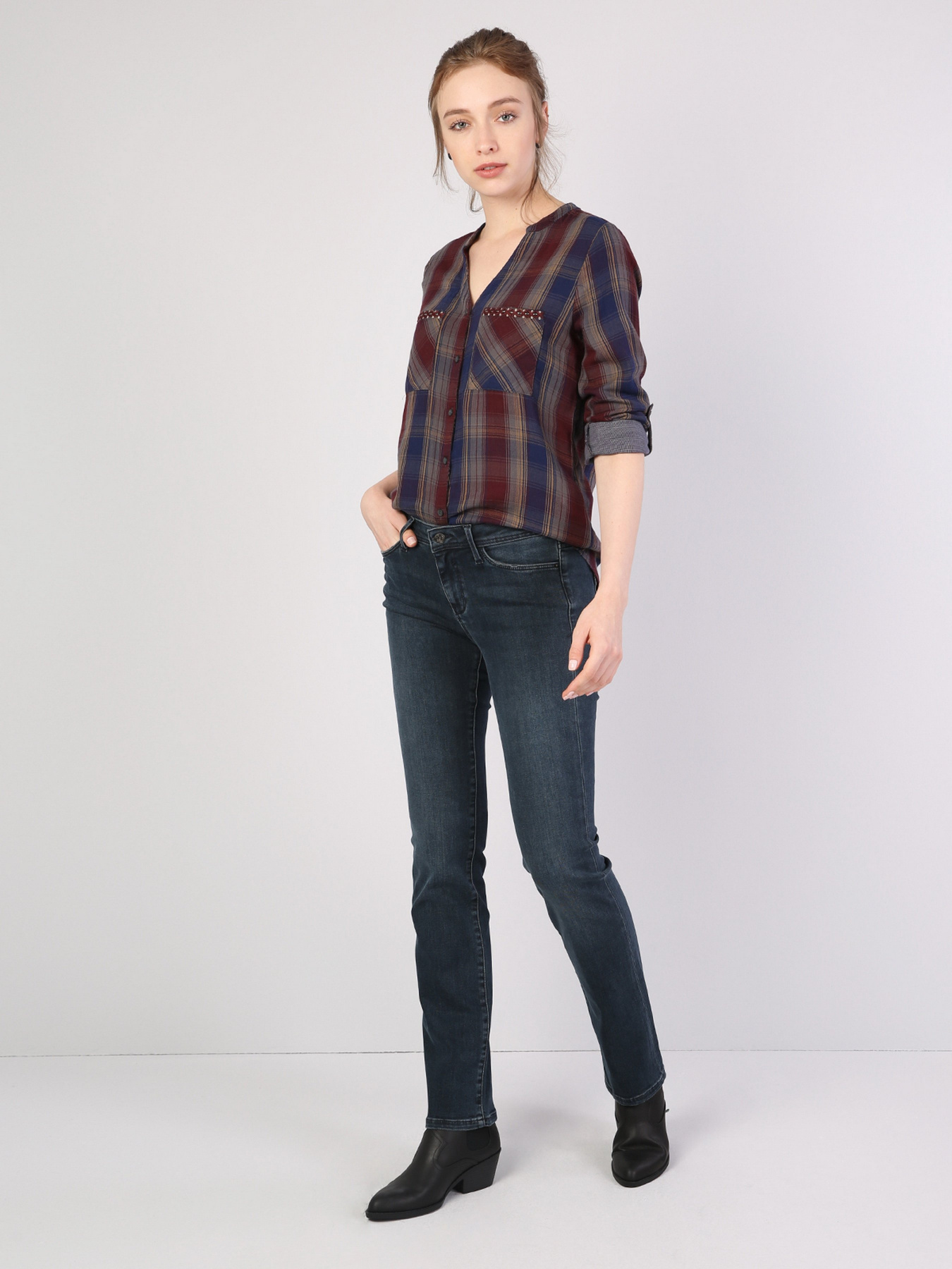 Прямые джинсы Colin’s модель CL1041784DN00179 Фото