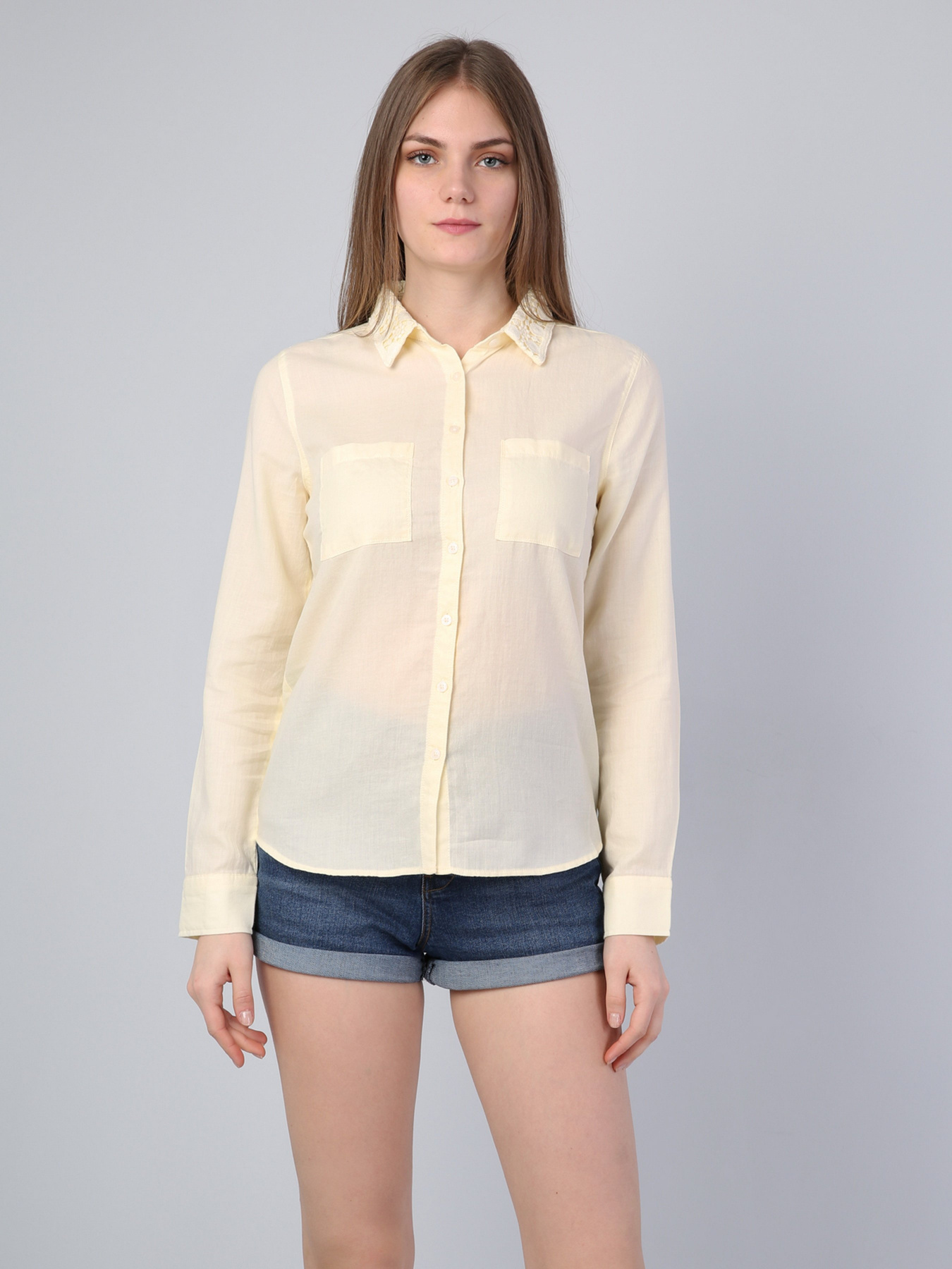 Рубашка Colin’s модель CL1019238YLW Фото