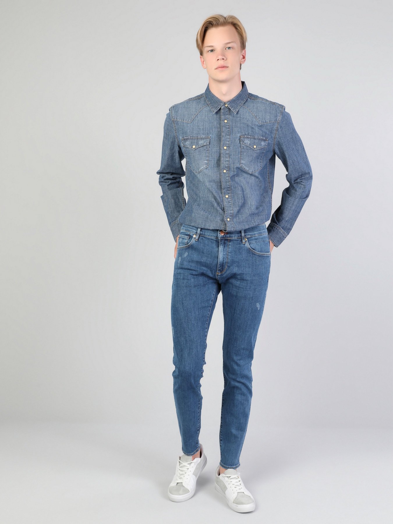 Скинни джинсы Colin’s модель CL1045897DN40538 Скинни джинсы Colin’s модель CL1045897DN40538 Фото