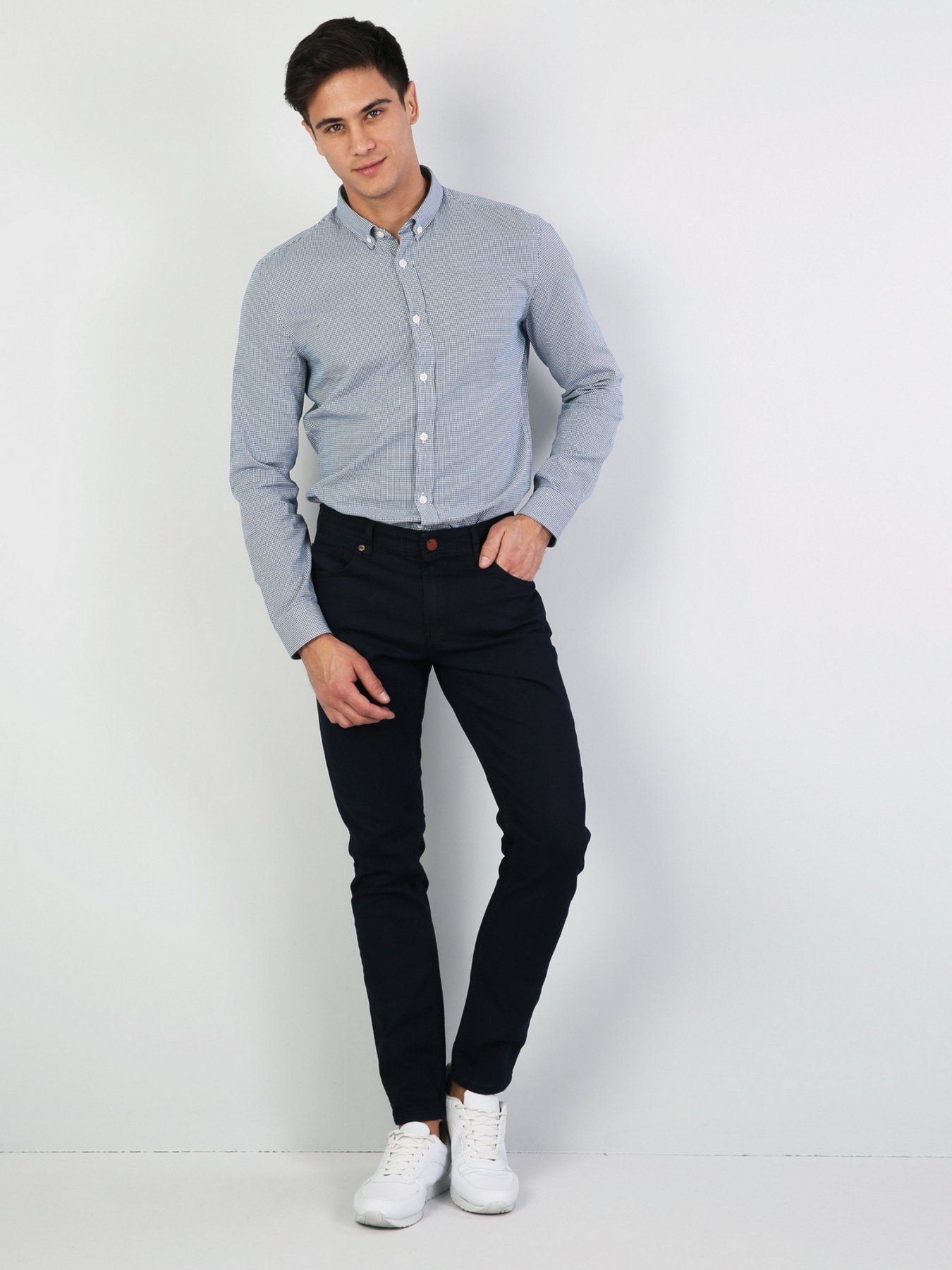 Зауженные джинсы Colin’s модель CL1046206DN40634 Фото