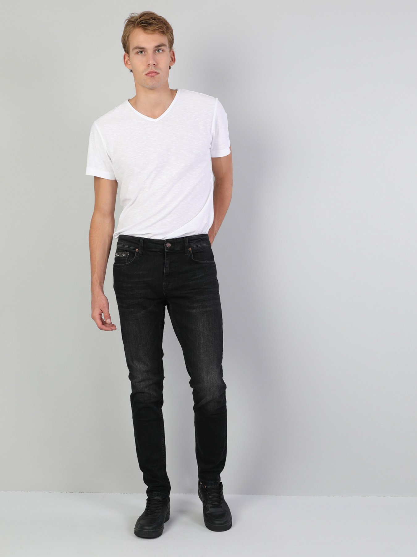 Зауженные джинсы Colin’s модель CL1046612DN40709 Фото